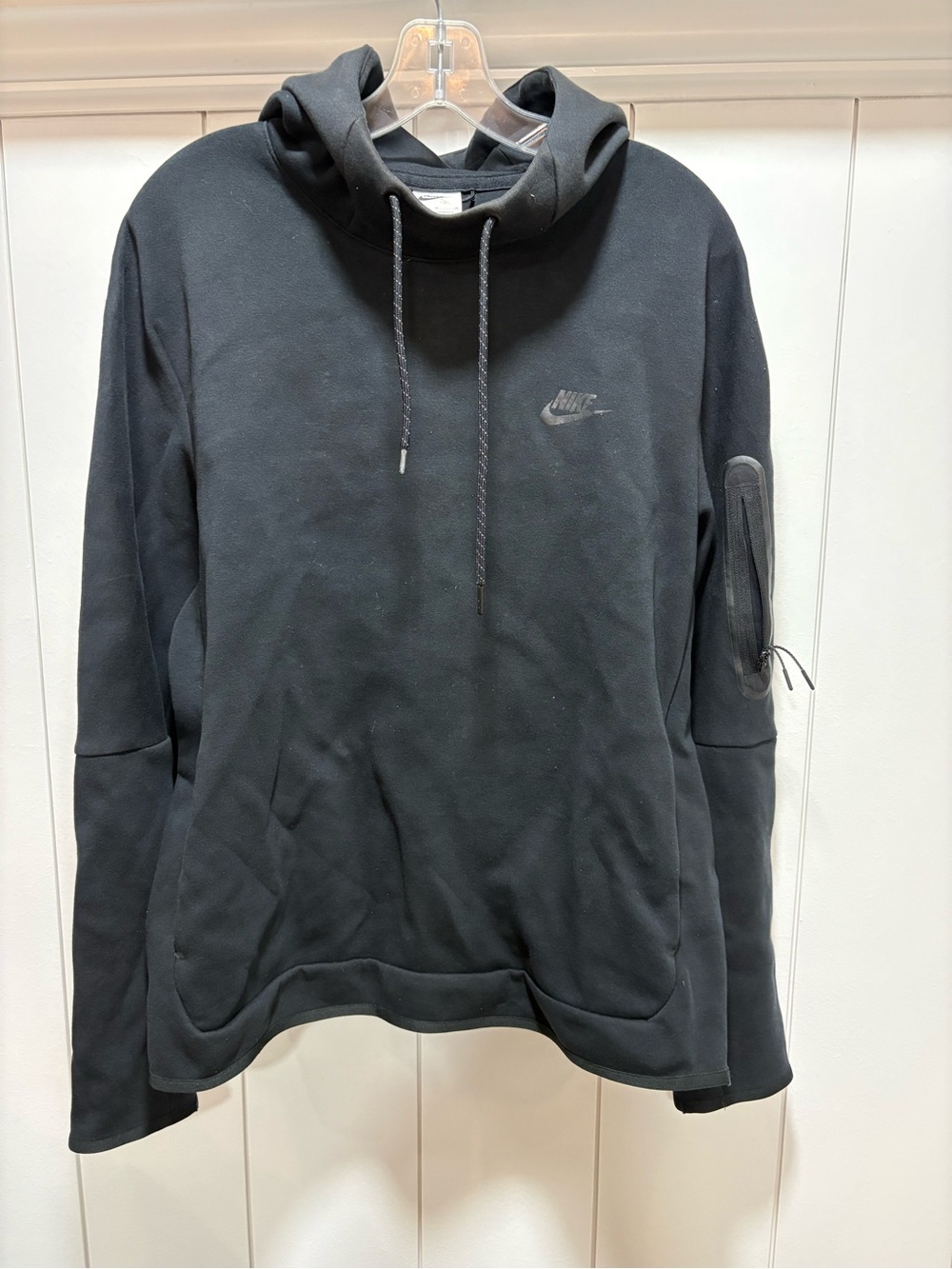 Nike Sportswear Tech Fleece Hoodie Mens Size Large Black Pullover Sweatshirt